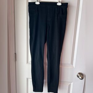 SPANX Black jeggings. Medium